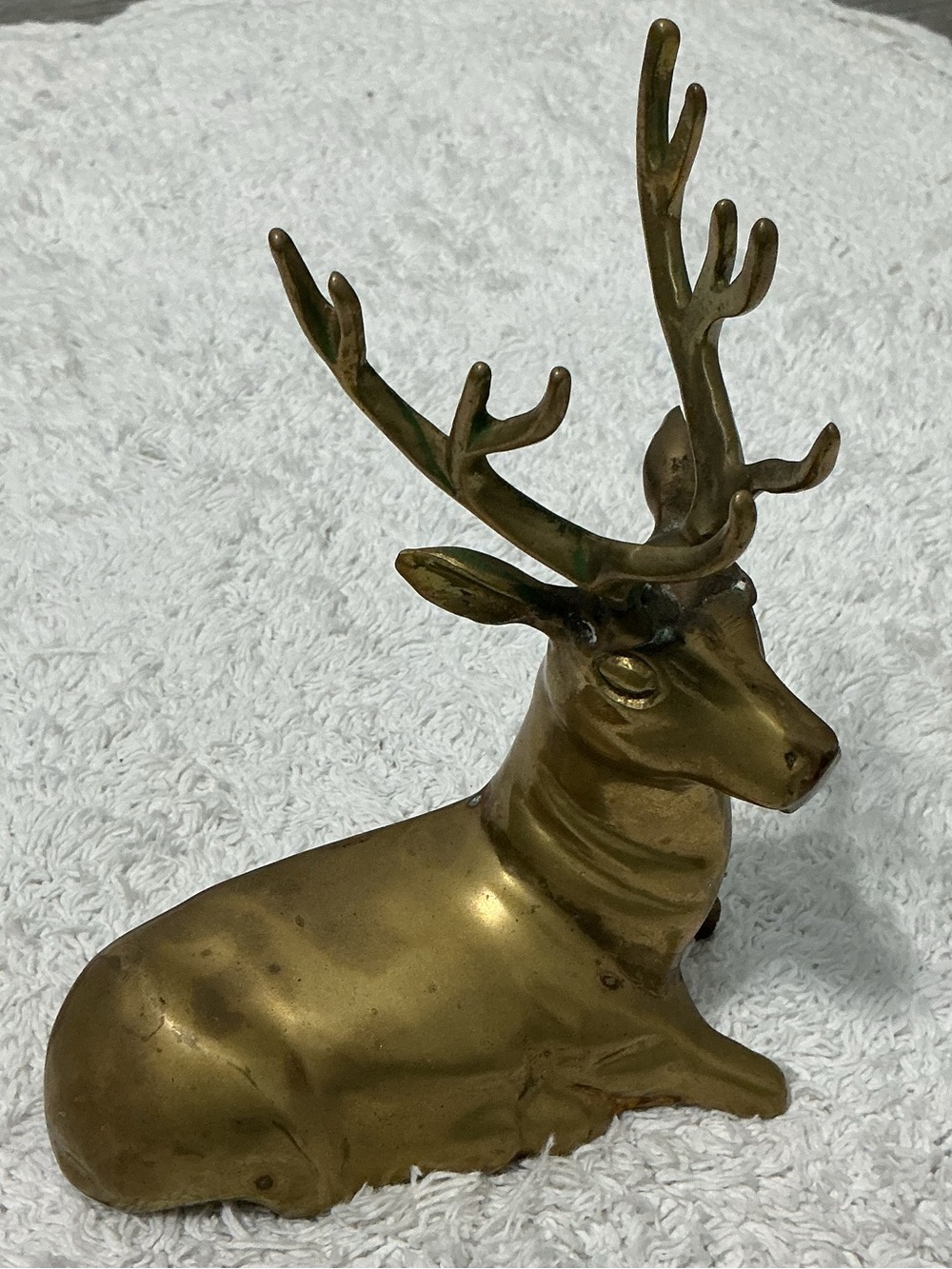 Vintage Brass Stag Deer Buck